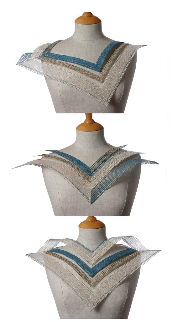 Hra se čtverci, len, zlatá nit Rexana, 36×36 cm, paličkování, 2010