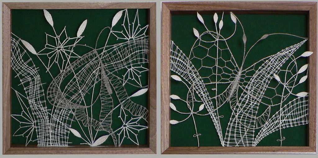 Sny o motýlech, paličkovaná krajka, 2010