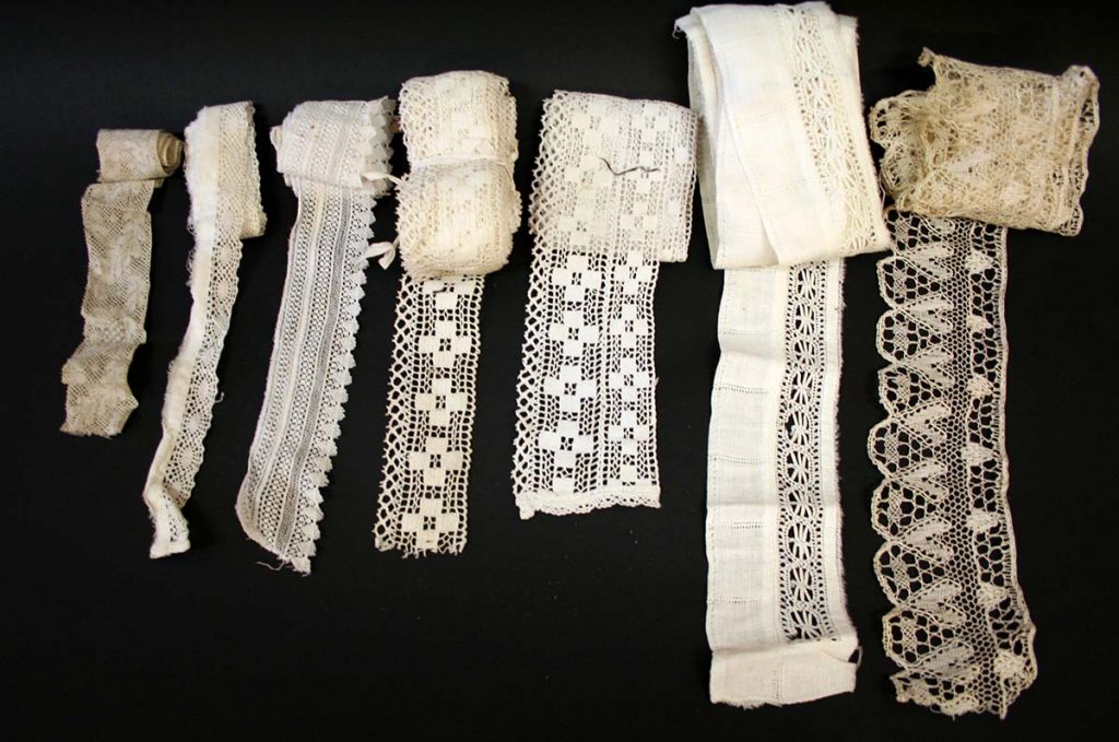 Páskové krajky, Velký Vřešťov, 1. pol. 20. stol.