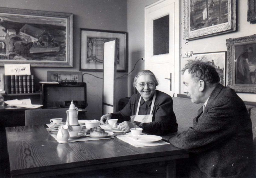 Marie a Vojtěch Sedláčkovi, Javornice, kolem roku 1945