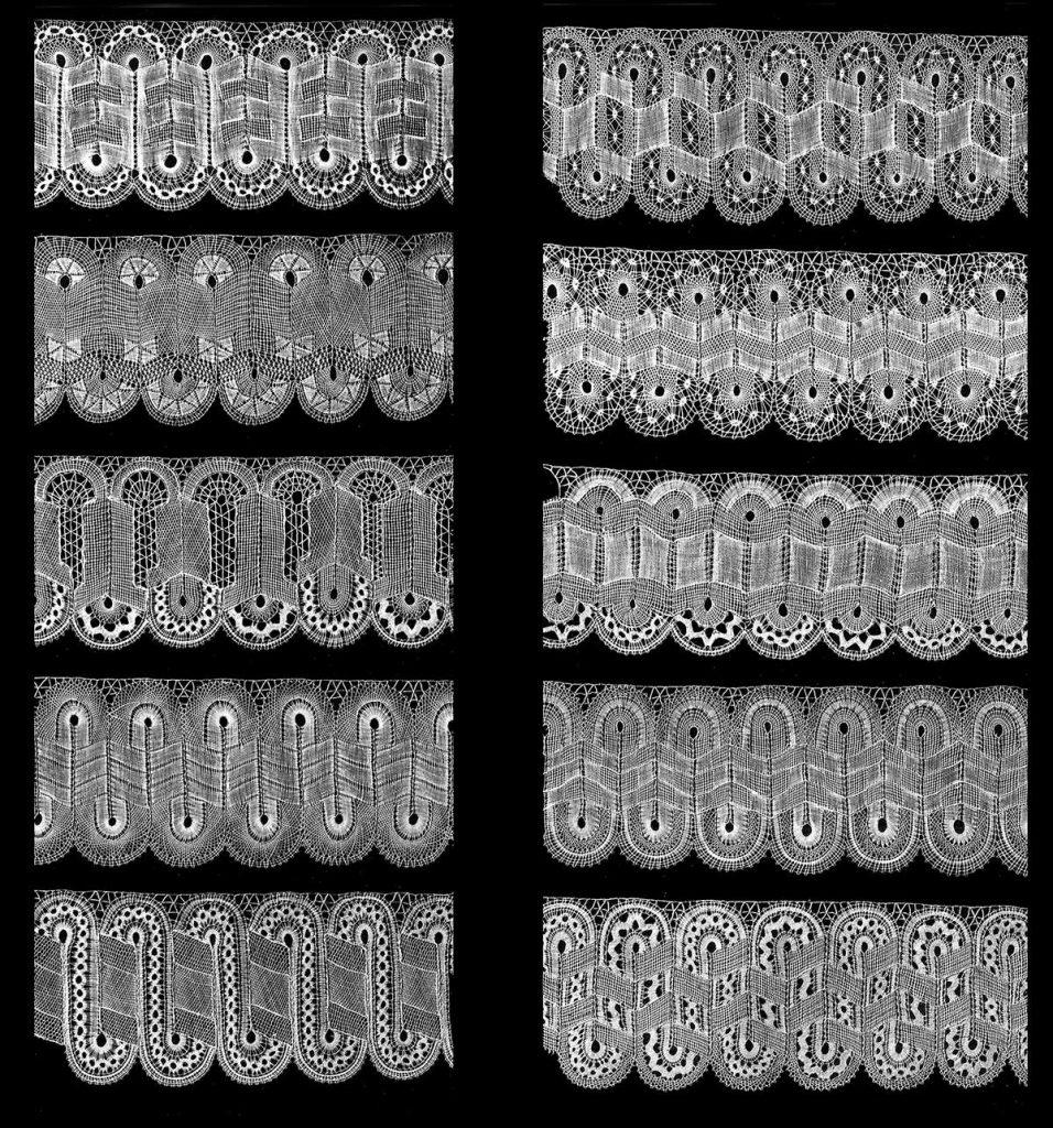 “Kostelní“ krajky, paličkovaná krajka, 1921