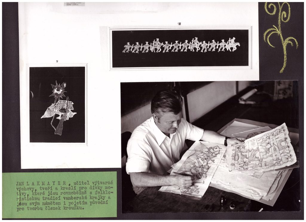 Z dokumentace činnosti krajkářského kroužku při ZŠ a MŠ ve Slatině nad Zdobnicí (70. léta 20. stol.)