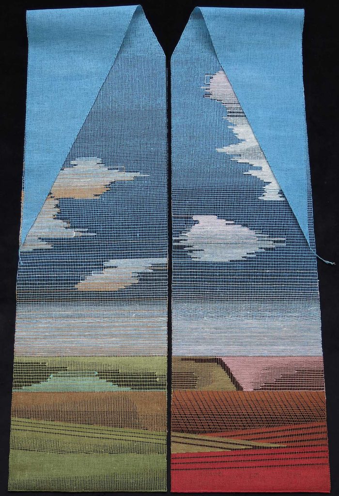 Pocta Pierovi de la Francesca, len, paličkovaná krajka, 1993