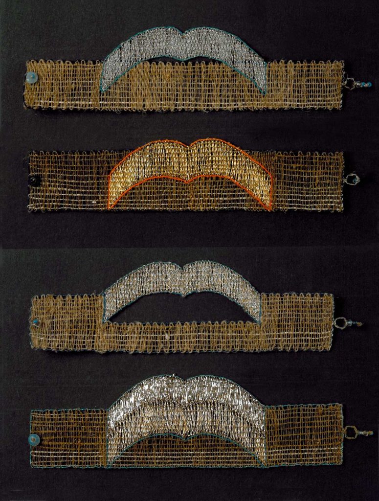 Náramky, len, paličkovaná krajka, 2003