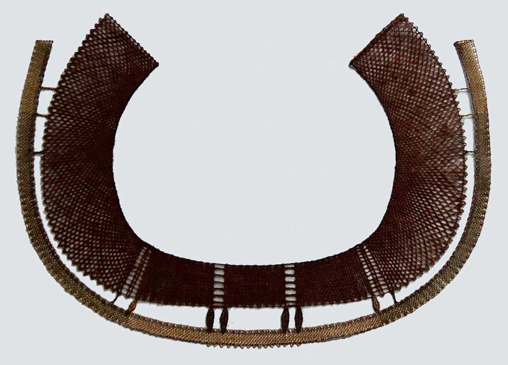 Límec, len a leonské předivo, paličkovaná krajka, 1991–1995