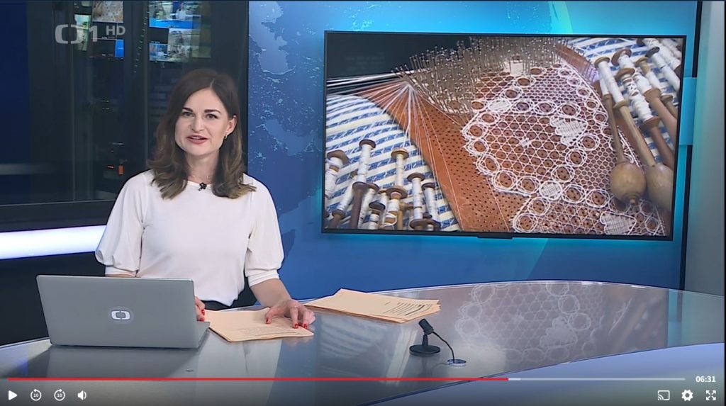 Zpravodajství České televize o projektu Vlákna paměti