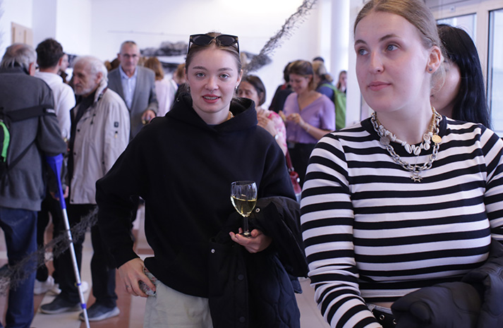 Z vernisáže, Foto: T. Severová, Ph.D.