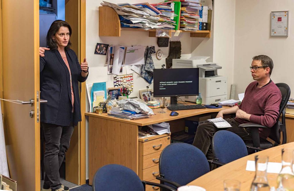 Listopadová pracovní schůzka, Ivana Špicarová a Mgr. Mikuláš Heinrich