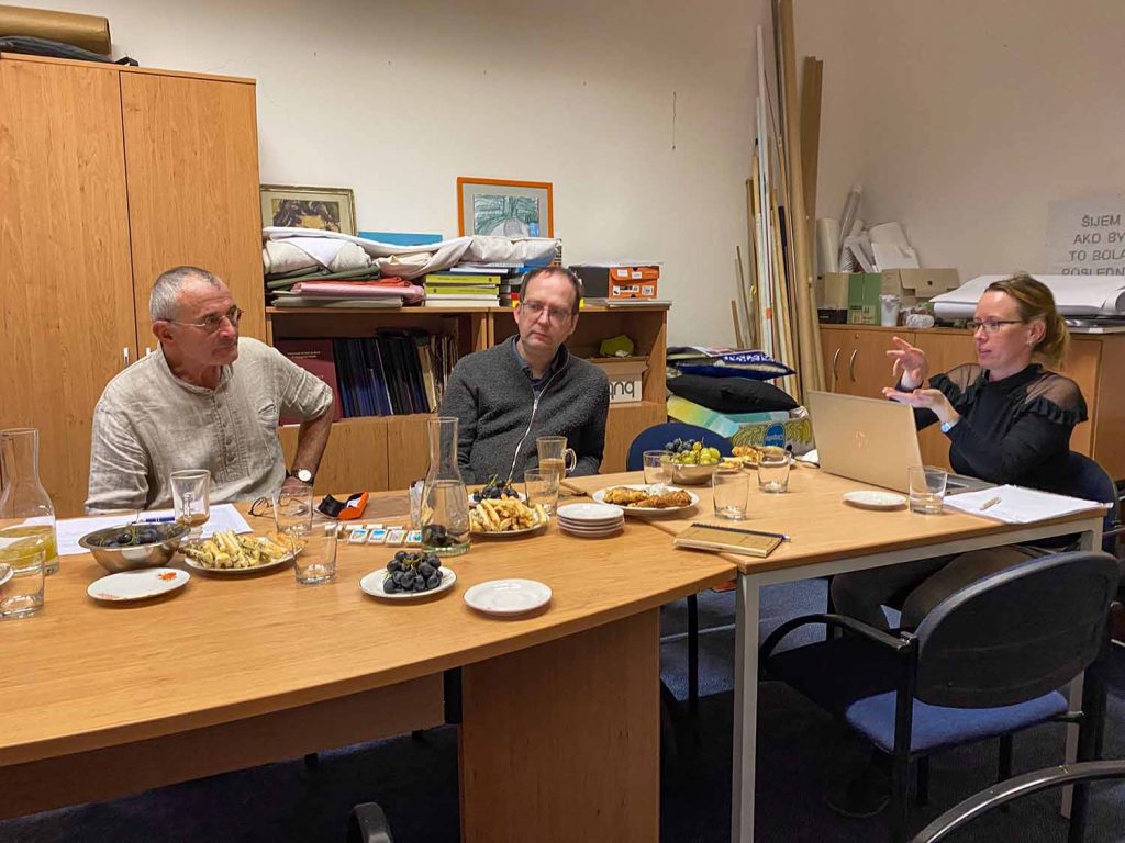 Listopadová pracovní schůzka, PhDr. Vlastimil Havlík, Ph.D.; PhDr. Radek Martinek, Ph.D.; Ing. Eliška Drabinová, Ph.D.