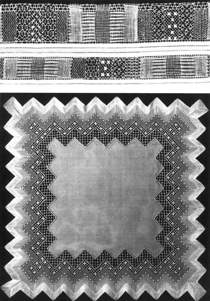 Ubrus pro paní Dostálovou z roku 1926 od Marie Sedláčkové Serbouskové