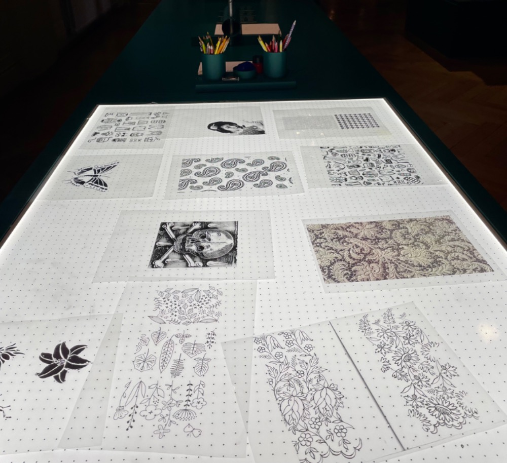 Edukační aktivity: dekorativní vzory. Foto: dr. Lucie Tikalová