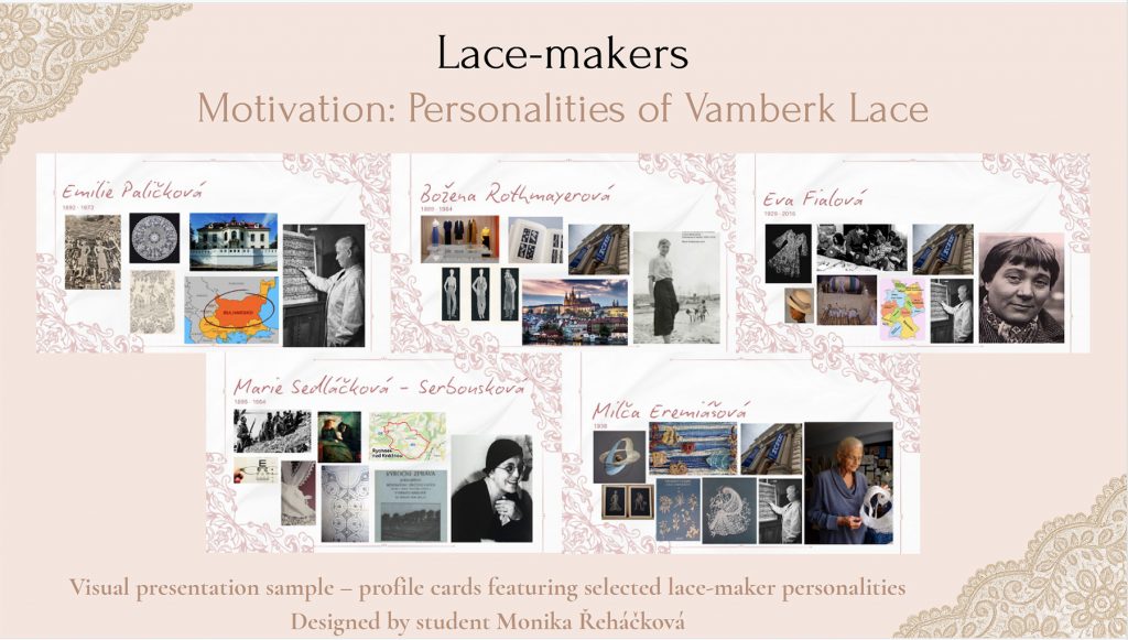 List prezentace: Dr. Lucie Tikalová a dr. Klára Zářecká prezentovaly téma krajky na Světovém kongresu INSEA